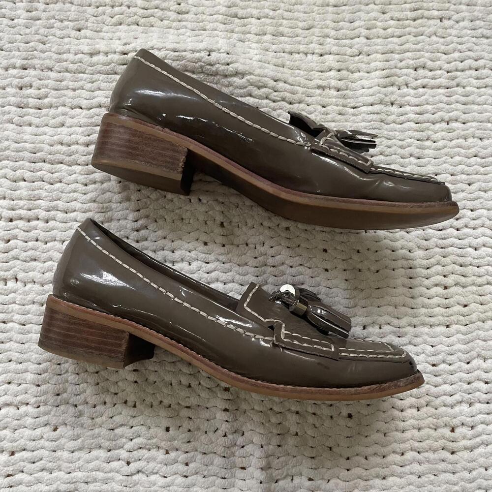 Jeffrey Campbell Women's Brown Patent Leather Loafers - Size 8.5 - Picture 2 of 5